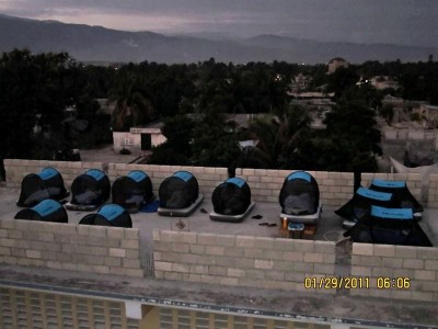 Disaster Volunteers Mosquito Net Tents