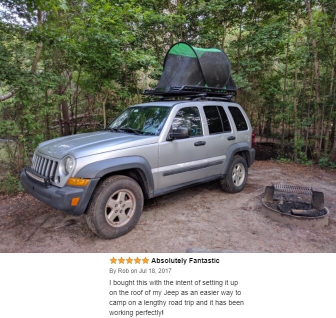 Tent on Jeep