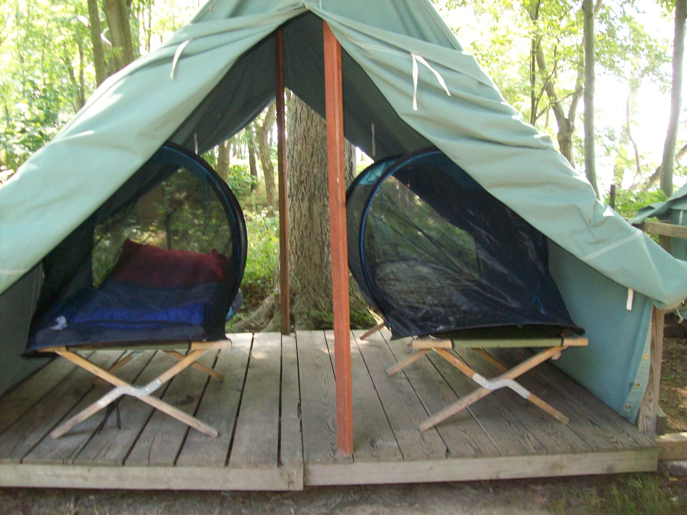 Boy scout canvas wall tent top