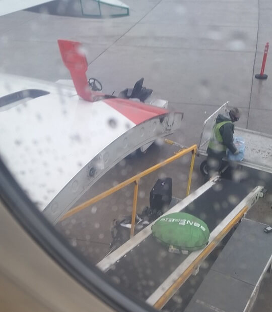 traveling with the sansbug in a plane