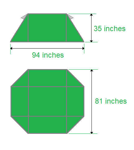sansbug single rain fly dimensions